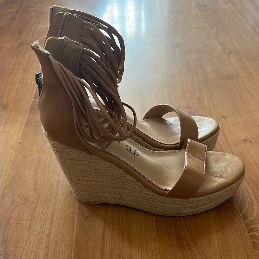 Stylish Tan Altar’d  state Wedge Sandals